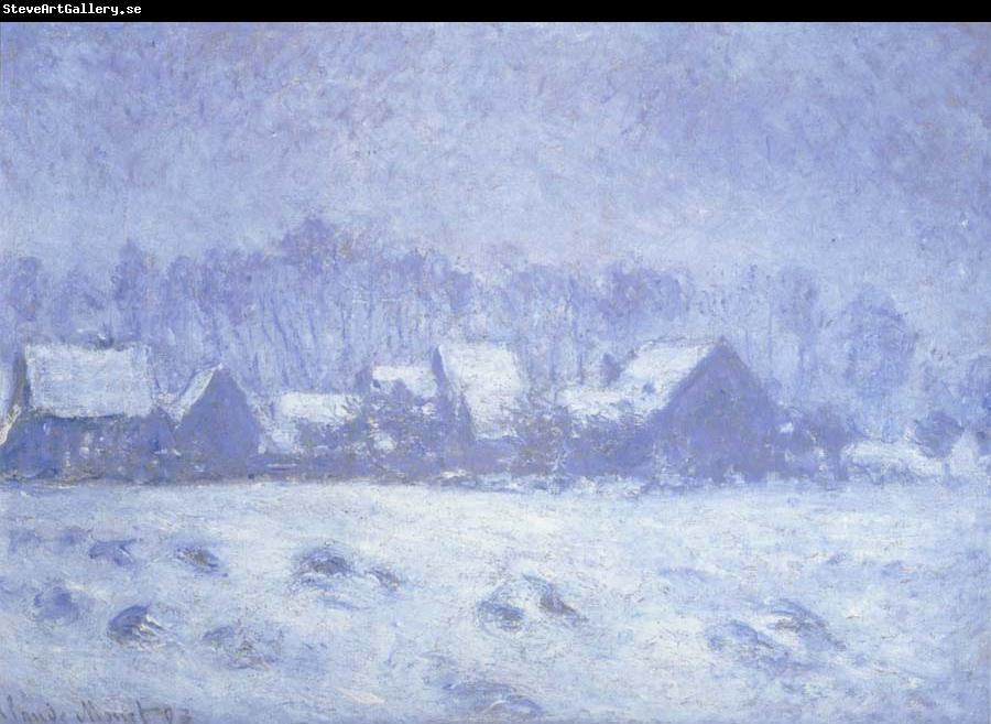 Claude Monet Snow Effect at Giverny